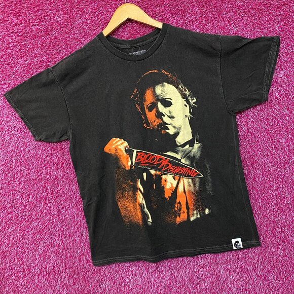 Bloody Disgusting John Carpenter's Halloween Micheal Myers T-Shirt Large - Picture 3 of 5